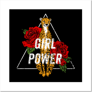 Girl Power - Cheetah Posters and Art